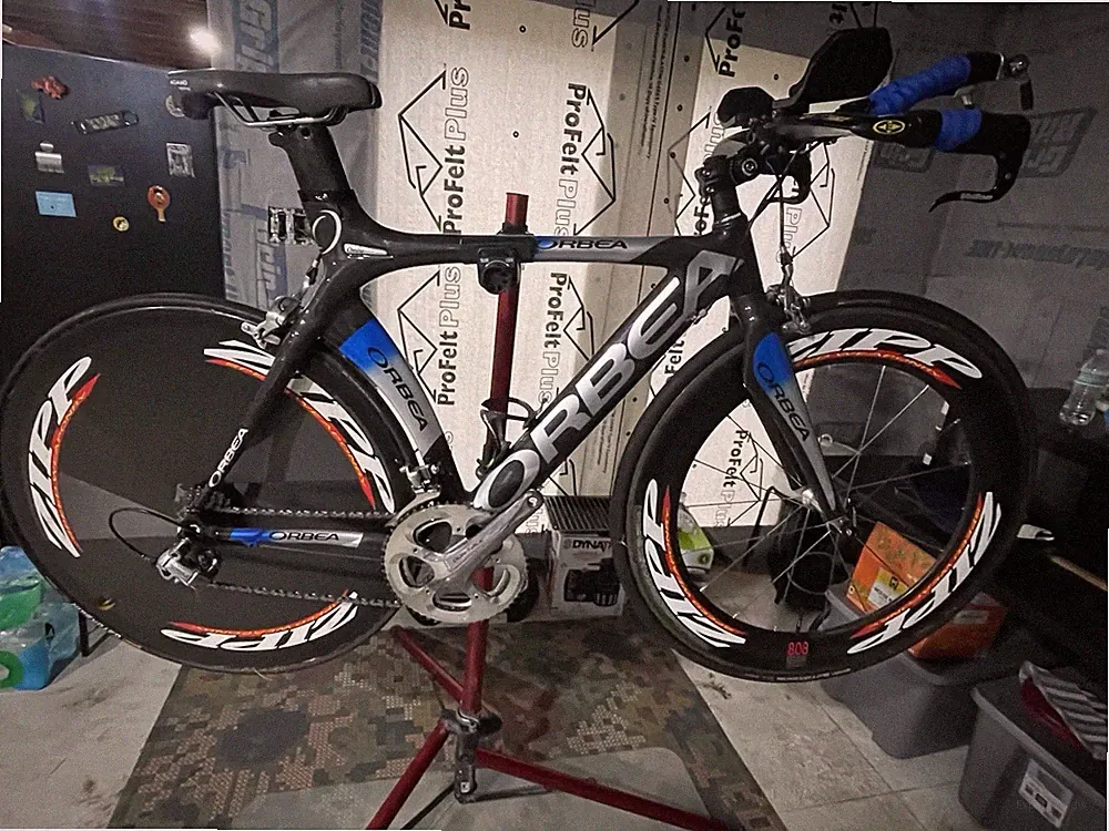 2007 Orbea Ordu Time Trial/Triathlon Bike Zipp Wheels Shimano Dura-Ace