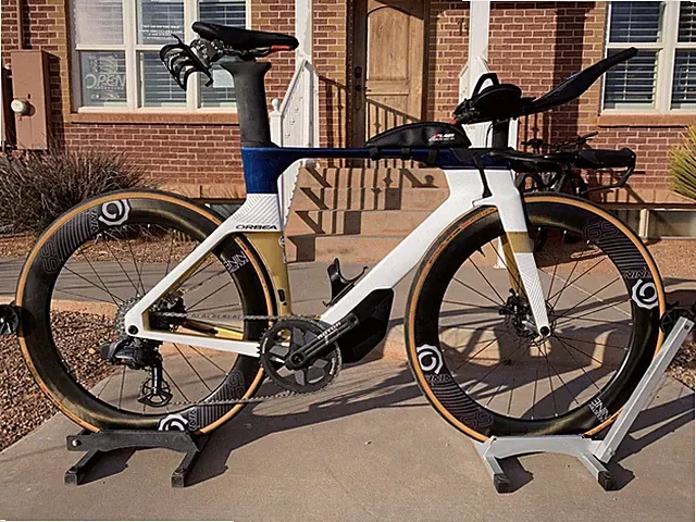 2022 Orbea Ordu TT/Tri AXS 1x12 - I9.65 Wheels - Rotor INPower - CeramicSpeed