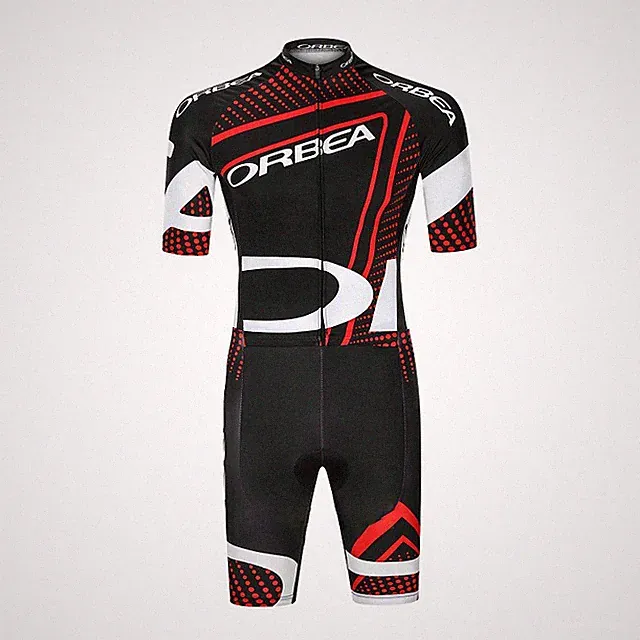 Men orbea Cycling Bodysuit Long Sleeve Cycling Jersey cycling jumpsuit Triathlon