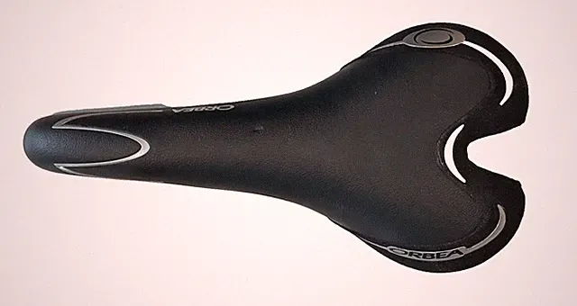 Orbea Branded Saddle 268 mm Length 128 mm Width Manganese Rails