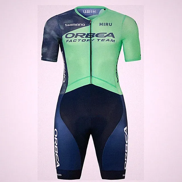 orbea mens team Cycling Jersey cycling Bodysuit cycling jumpsuit Triathlon race