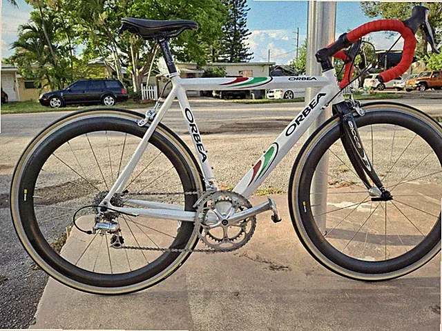 Orbea Road Bicycle 2002 Zipp Aero Wheels Fully Tuned All New Rubber 54cm