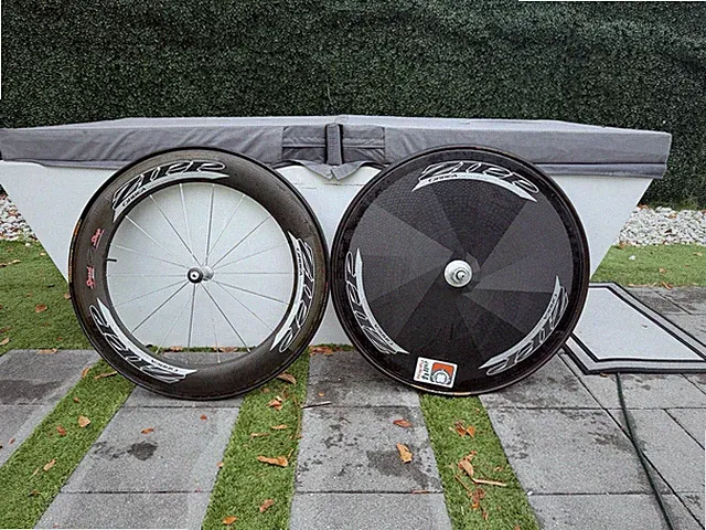 Zipp 808 + Sub-9 Disc Orbea Limited Edition Tubular Wheelset 700c Rim Brake TT
